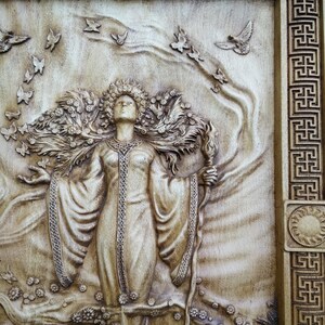 Ziva the Slavic Mythology Goddess of Life and Fertility Pagan Wood