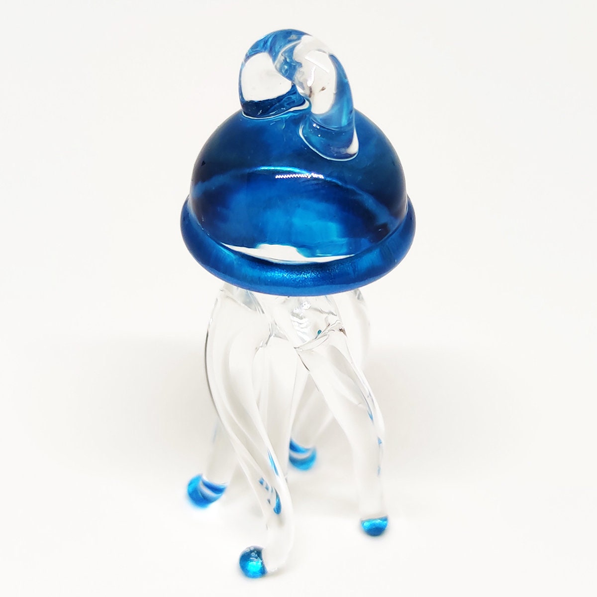 Jellyfish Miniature Figurines Animals Hand Blown Glass Art Sea ...