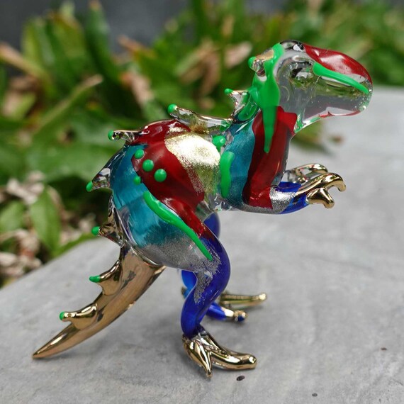 Tyrannosaurus Rex T-rex Dinosaur Miniature Figurines Hand Paint