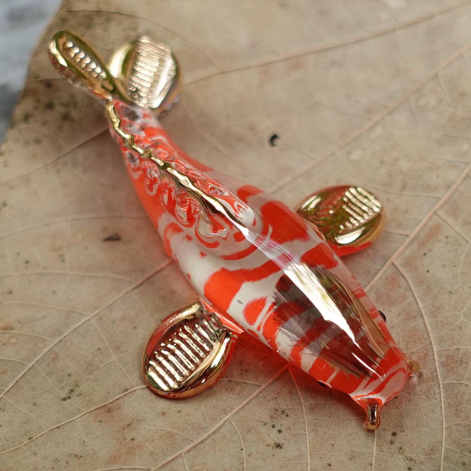 Gold Koi Fish Sculpture - Etsy