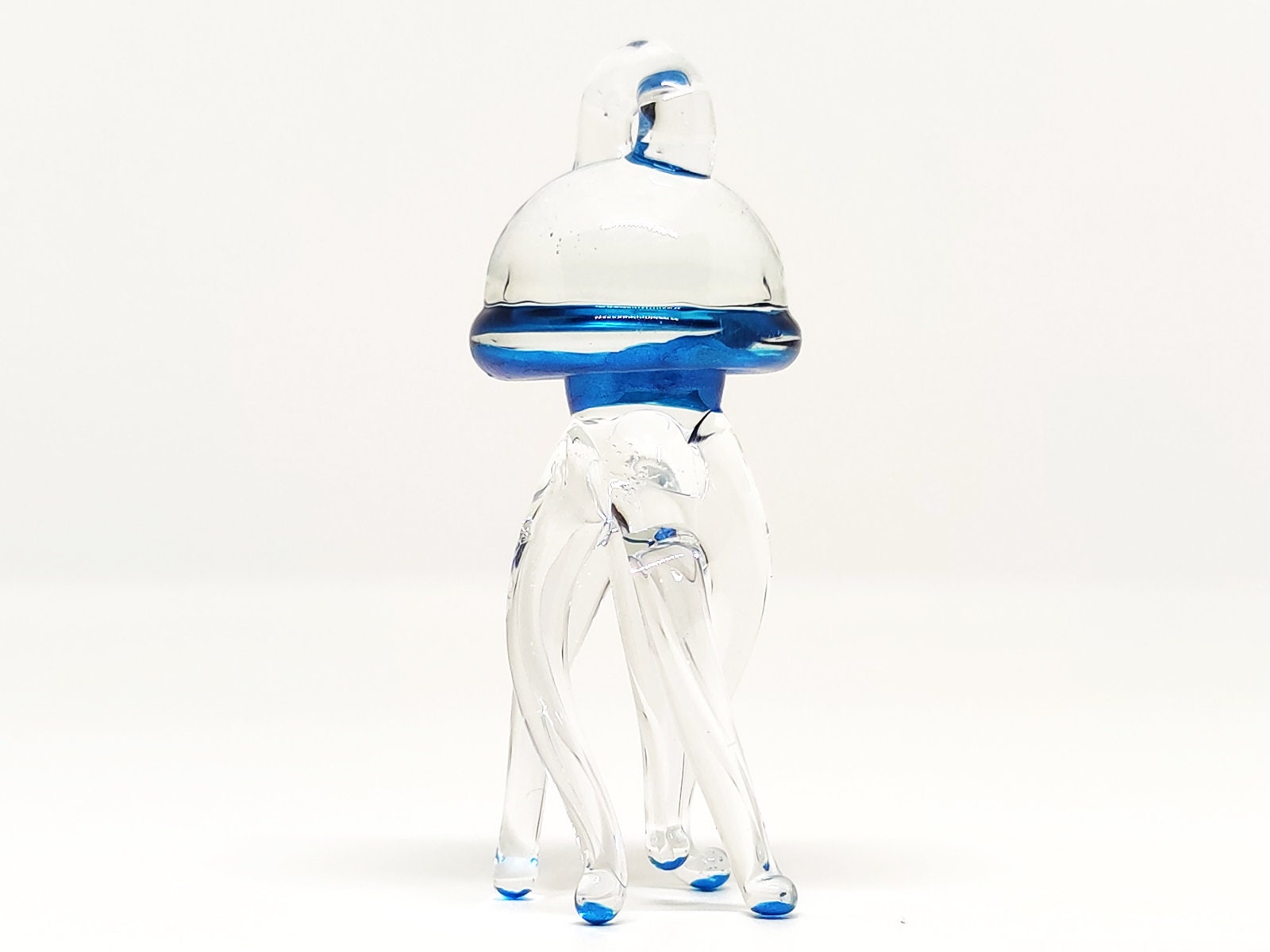 Jellyfish Miniature Figurines Animals Hand Blown Glass Art Sea ...