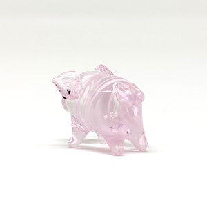 Rare Pig Micro Tiny Figurines Hand Blown Glass Art Sea Animals Collectible Gift Home Decor1 zdjęcie 4