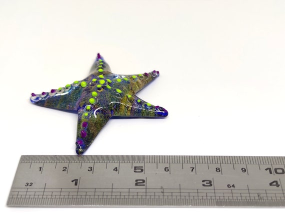 ヒトデ ミニチュア フィギュア 動物 手描き 吹きガラス アート