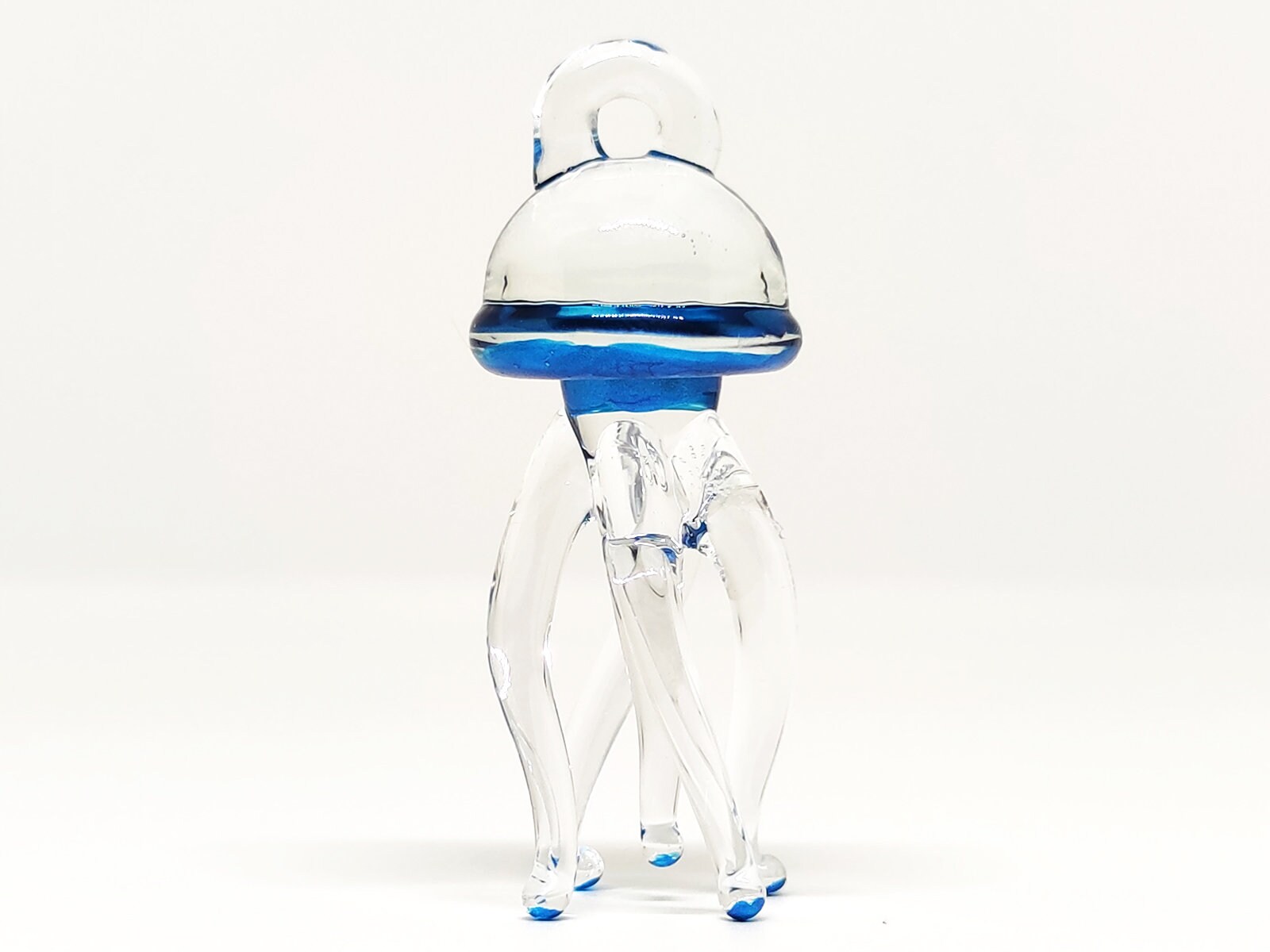 Jellyfish Miniature Figurines Animals Hand Blown Glass Art Sea ...