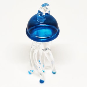 Jellyfish Miniature Figurines Animals Hand Blown Glass Art Sea ...