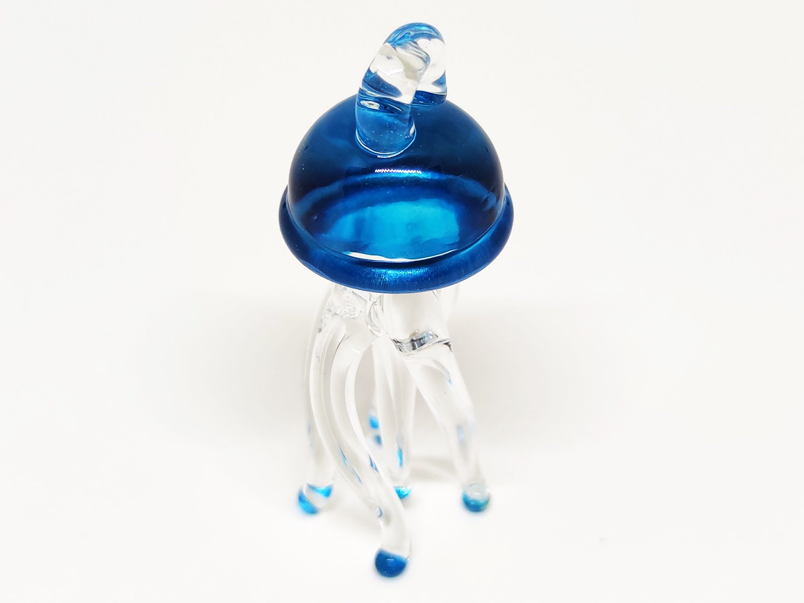 Jellyfish Miniature Figurines Animals Hand Blown Glass Art Sea ...