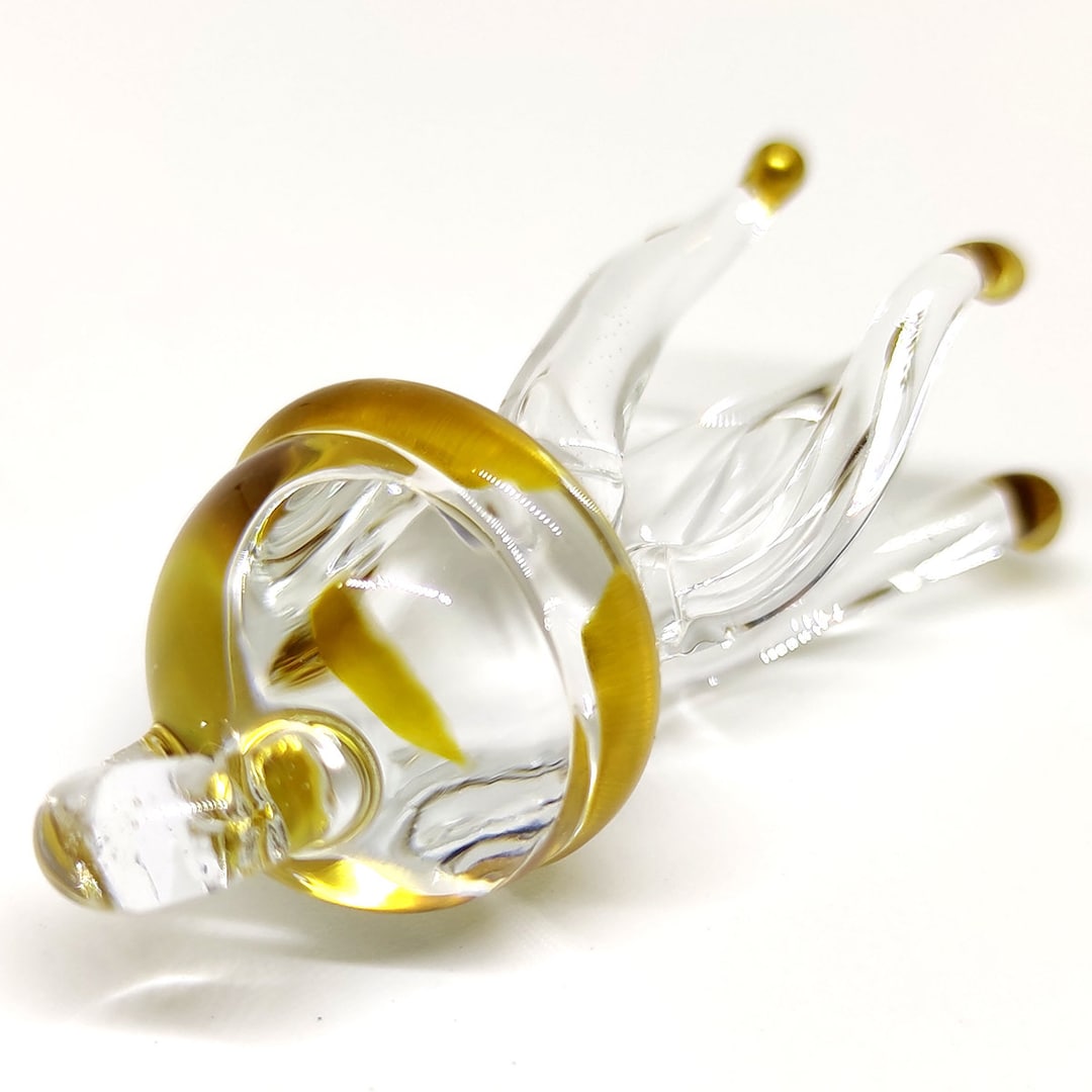 Jellyfish Miniature Figurines Animals Hand Blown Glass Art Sea ...