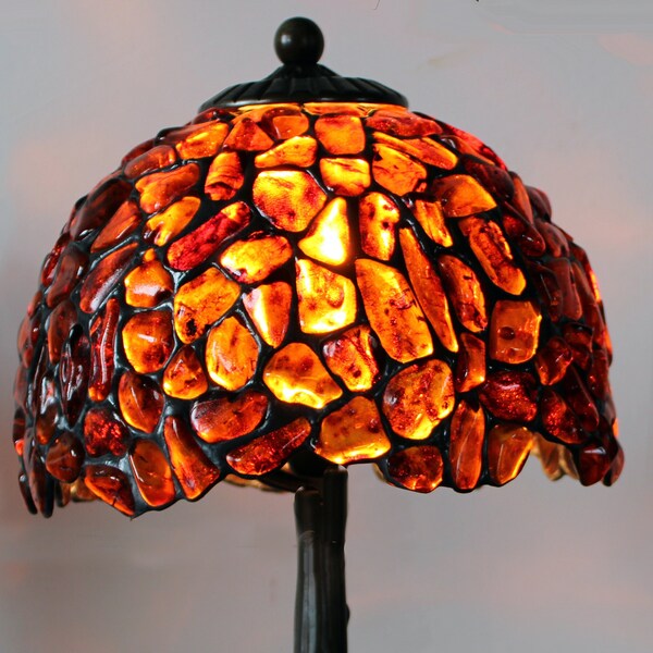 Amber Lamp - Etsy