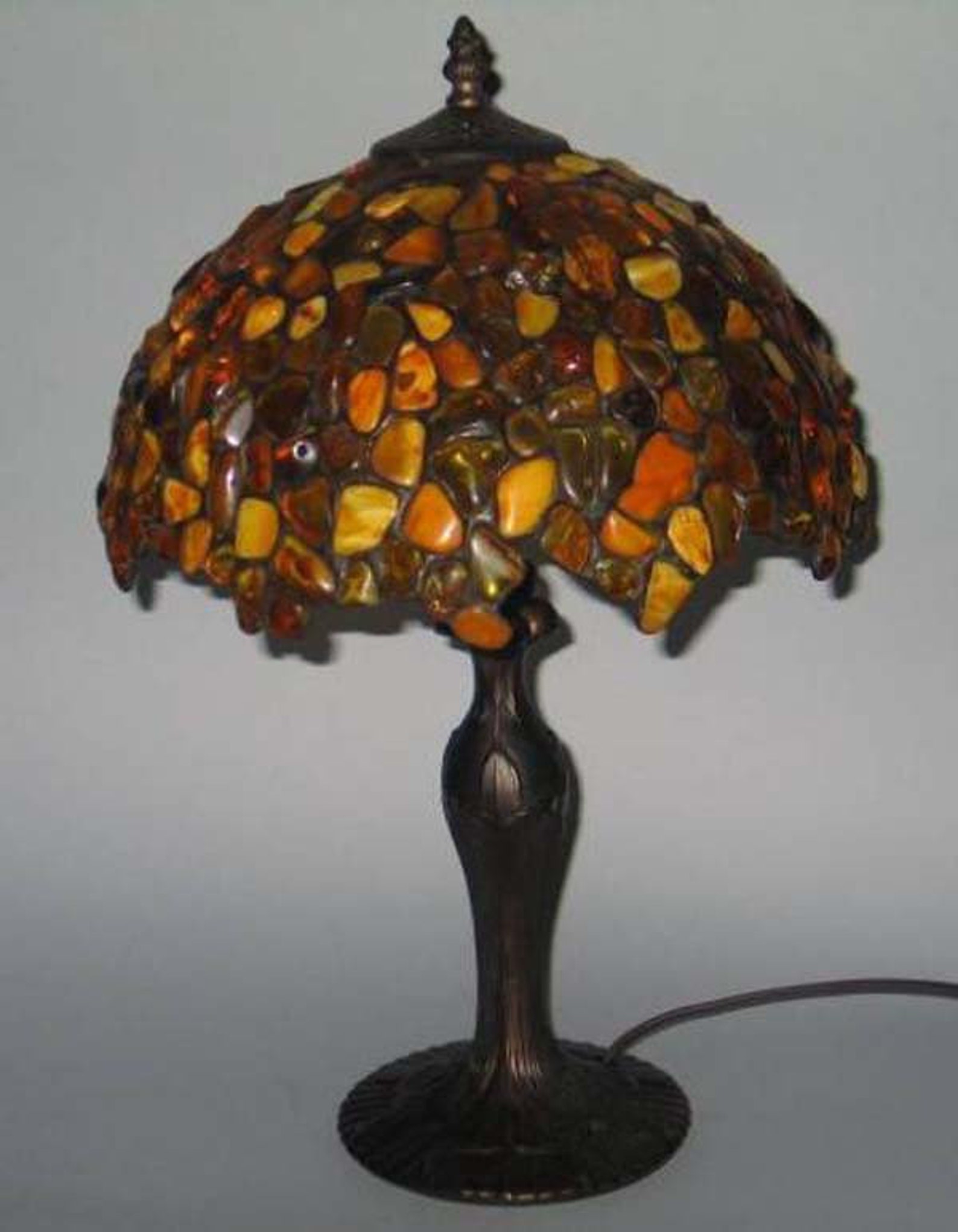 Tiffany Amber Lamp, Baltic Amber, 30 Cm (12 In) - Etsy