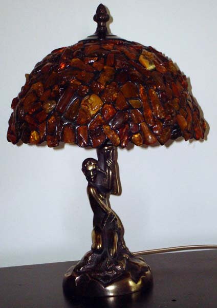 Tiffany Amber Lamp Baltic Amber 25 cm 10 in | Etsy