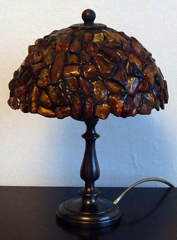 Amber 2024 tiffany lamp