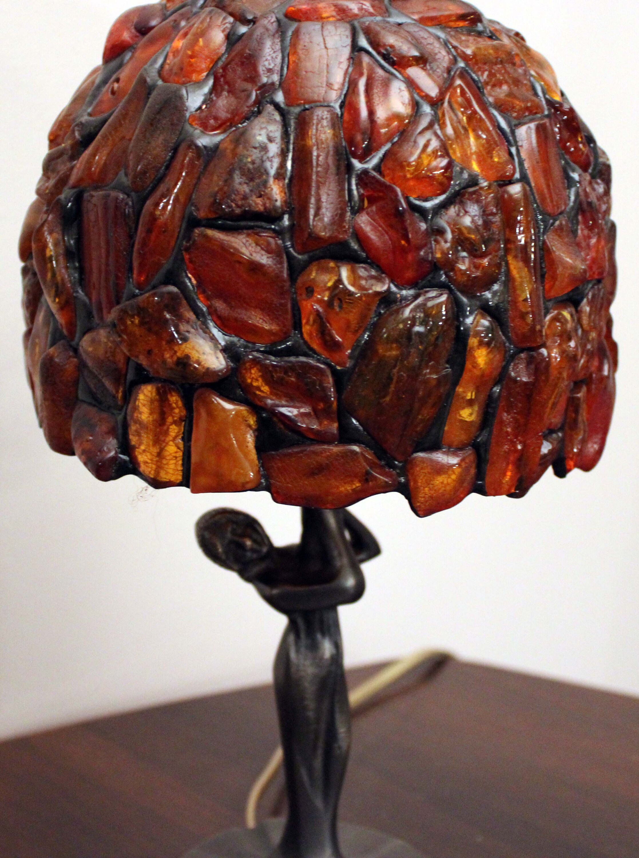 Tiffany Amber Lamp 18 cm 7 in, Tiffany Desk Lamp, Baltic Amber - Etsy ...
