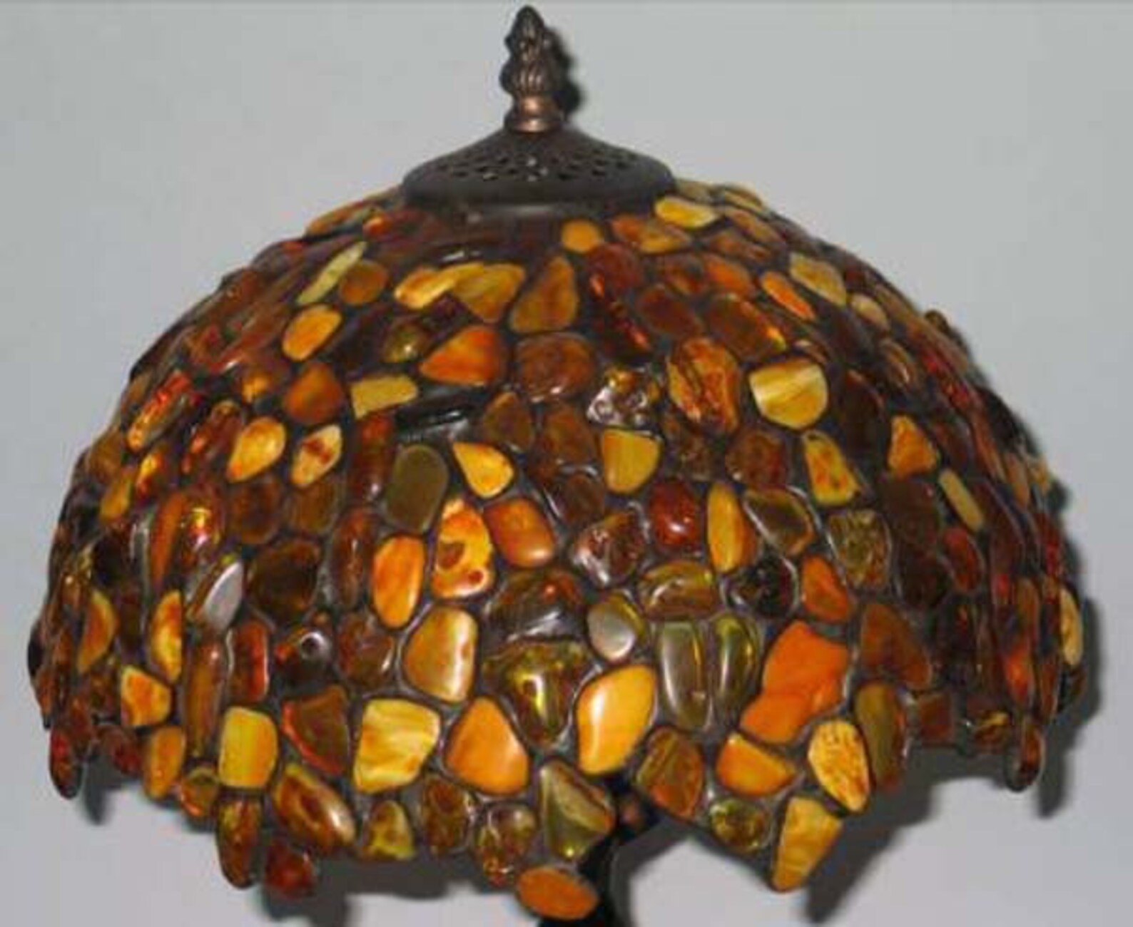 Tiffany Amber Lamp, Baltic Amber, 30 Cm (12 In) - Etsy