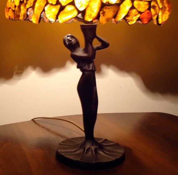 Tiffany Amber Lamp, Baltic Amber, 25 Cm (10 In) - Etsy