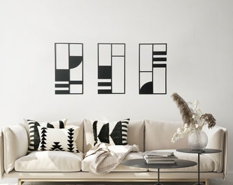 Less &More - Black Metal Wall At by Glyphs