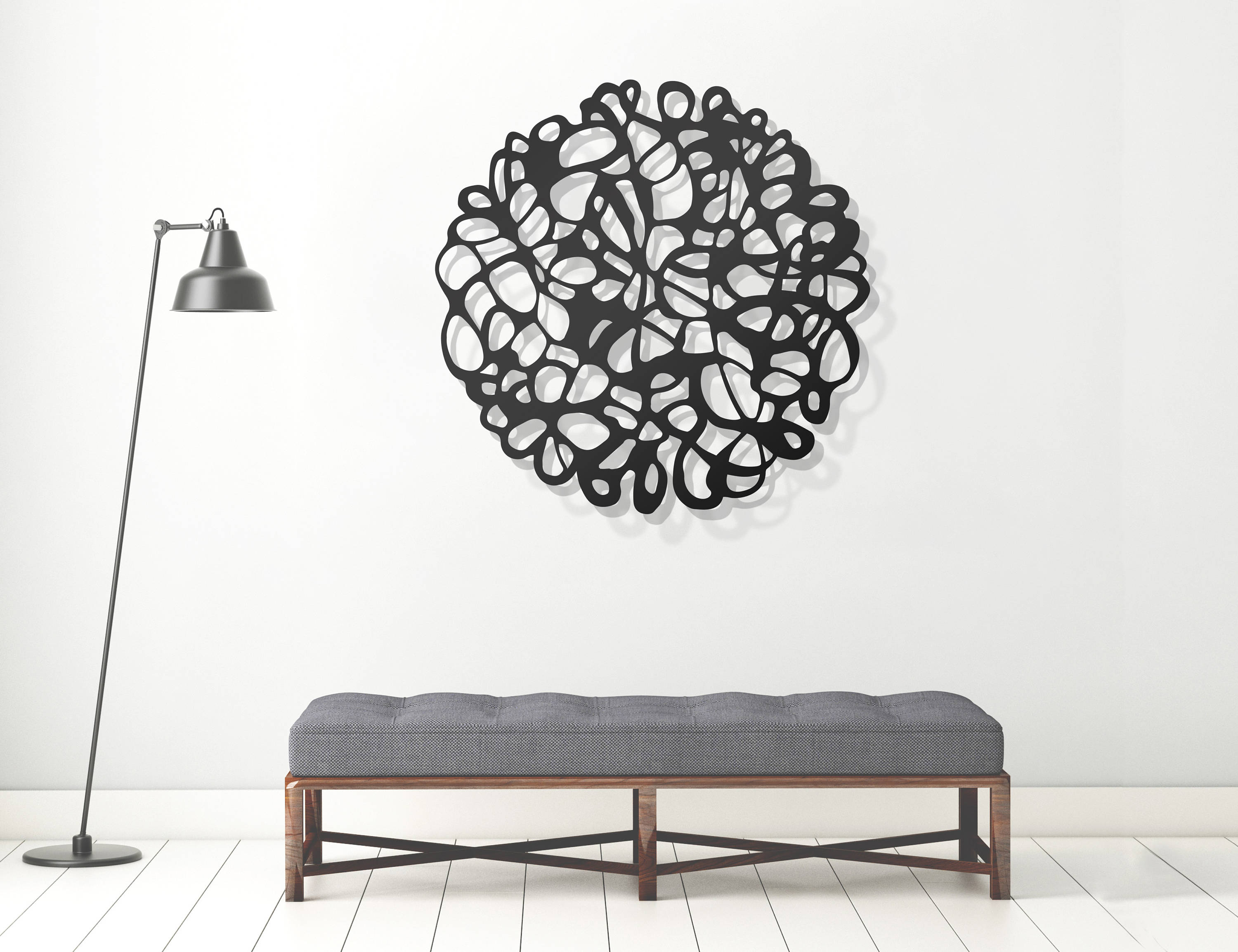 Abstract Wall Decor Metal Wall Art Modern Wall Art Interior Etsy
