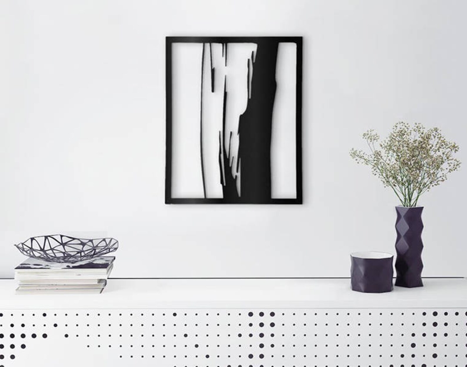 Set of 3 Wall Art Metal Home Decor Interior Decor Botanical Etsy