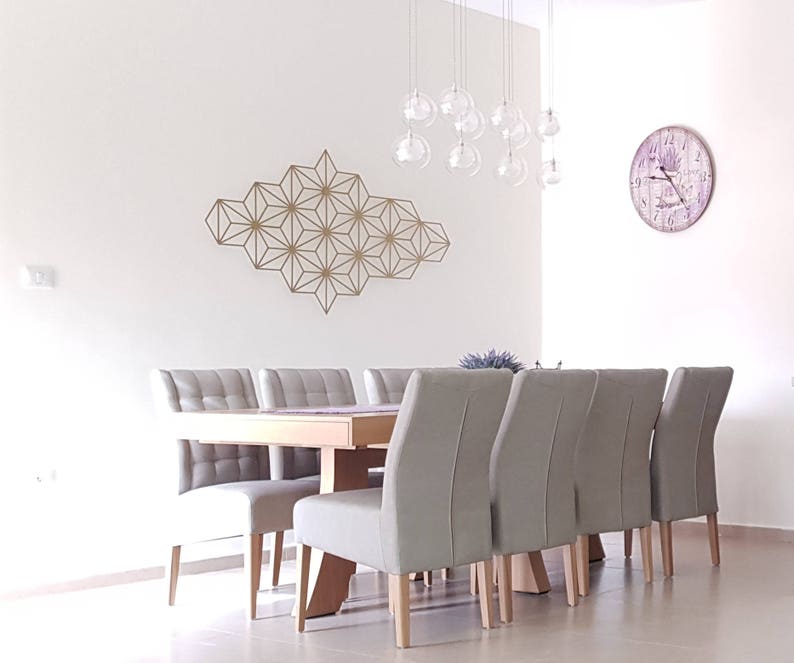 Geometric Wall Art Gold Wall Art Sacred Geometry Living Etsy