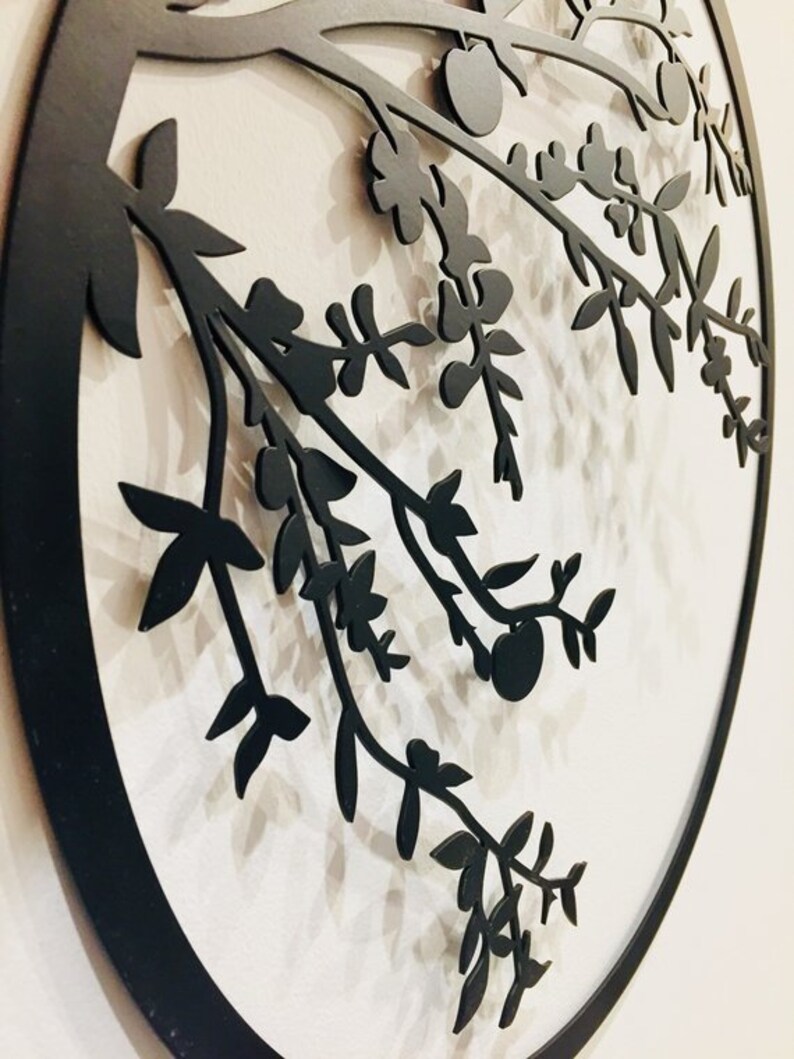 CIRCLES gold Set of 3 Wall Decor Metal Wall Art Interior Etsy