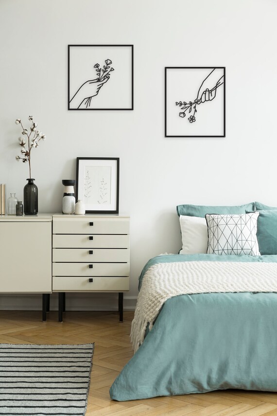 Hands Wall Art Hands Sculpture Living Room Wall Art Flowers Etsy