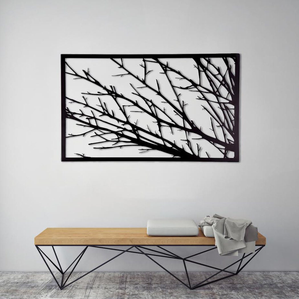 Branches in Motion Metal Wall Art by Glyphs Etsy Australia