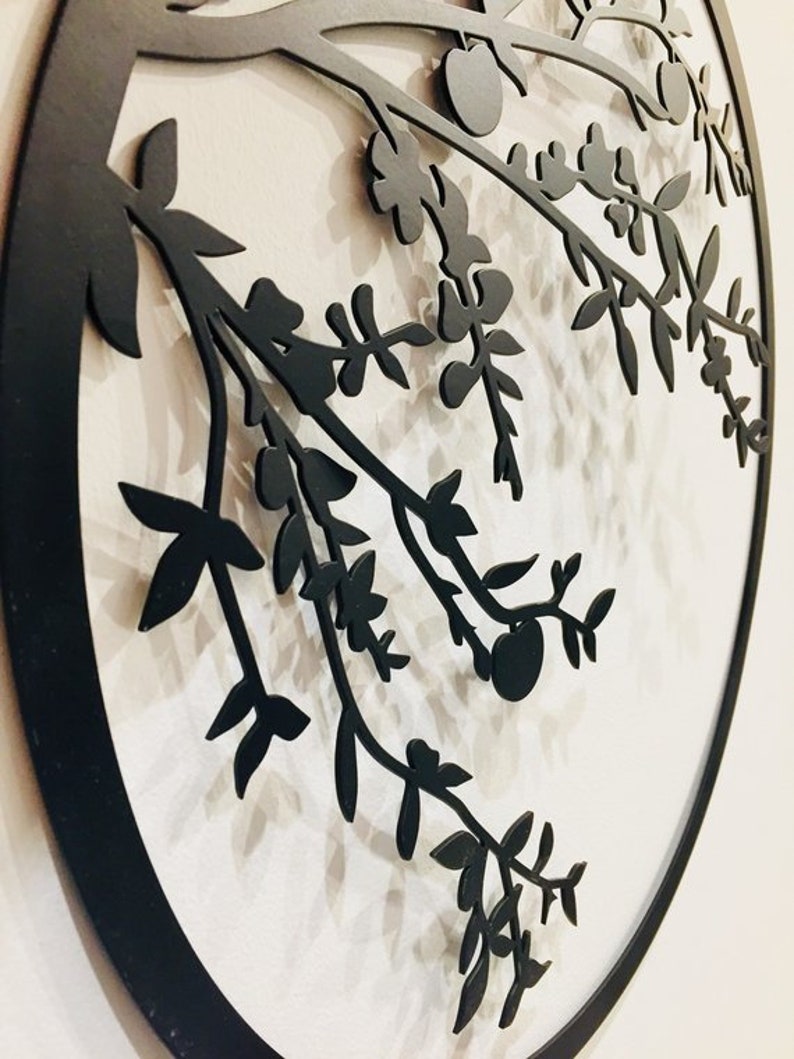 CIRCLES Set of 3 Metal Wall Art by Glyphs Etsy