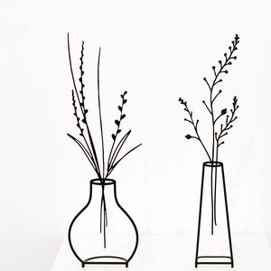 Modern vase decorative metal Vase in Minimalist scandinavian design choose your design image 4