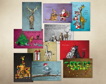 Lots of 10 cards - Christmas