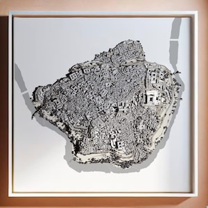Mapa de Toledo dibujado a mano – Ilustración Urbana