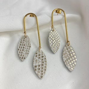 Leather earrings - leather - jewelry - leather jewelry - gifts - women