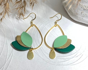 Leather earrings