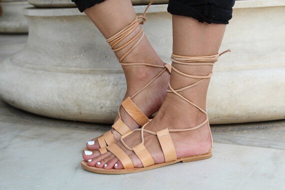 women's lace up gladiator sandals