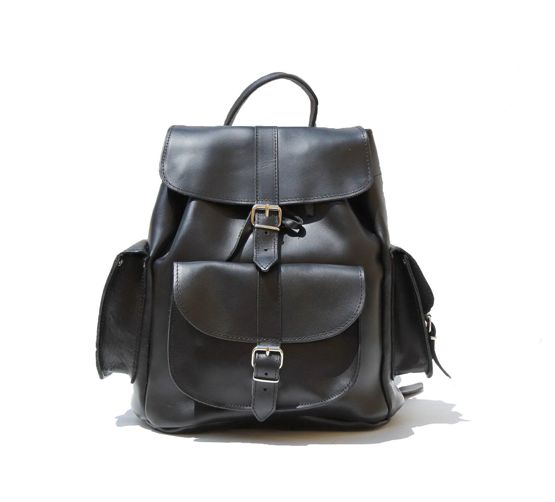 professional backpack leather