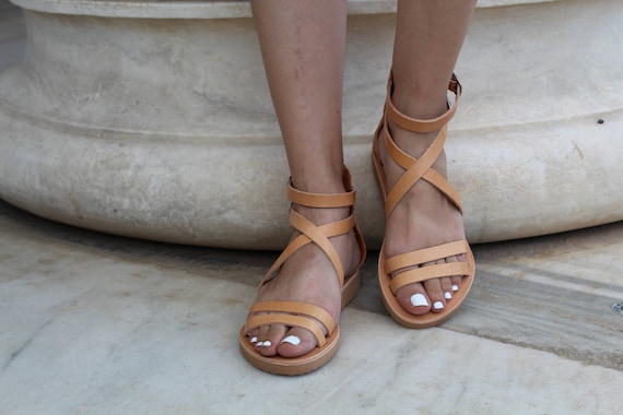 Natural beige sandals, Leather Women sandals, Greek leather sandals, Ankle cuff sandals, Ancient sandals,Handmade sandals, Women Platforms Natural beige sandals, Leather Women sandals, Greek leather sandals, Ankle cuff sandals, Ancient sandals,Handmade sandals, Women Platforms