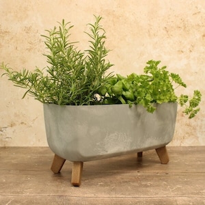 Recycled Plant Trough Indoor/Outdoor Plant Pot