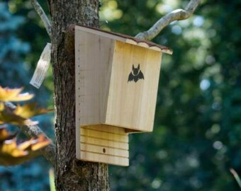 Large Wooden Bat House: Garden Wildlife Habitat