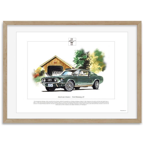 Muscle Cars Mustang GT White Birthday Banner Muscle Cars Mustang GT White Birthday Banner