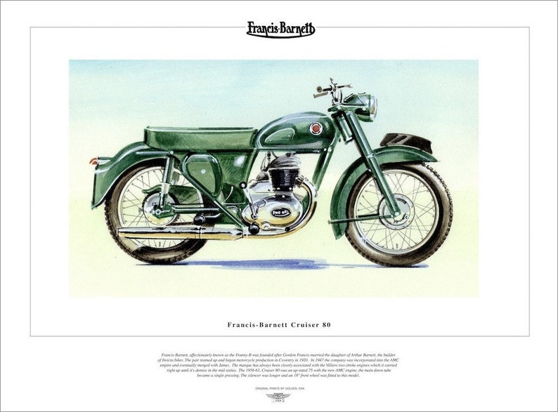 francis barnett cruiser 80 250cc motorcycle