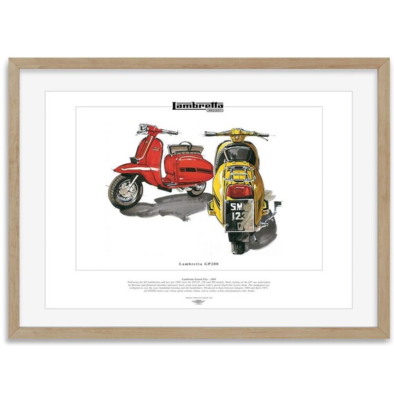 Lambretta Gp 200 Colours  - Color This Is The Very Rare Gp 200 Electronic One Of Only A Few Left.