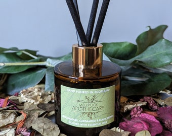 Lemongrass, Cardamom & Black Pepper - Reed Diffuser