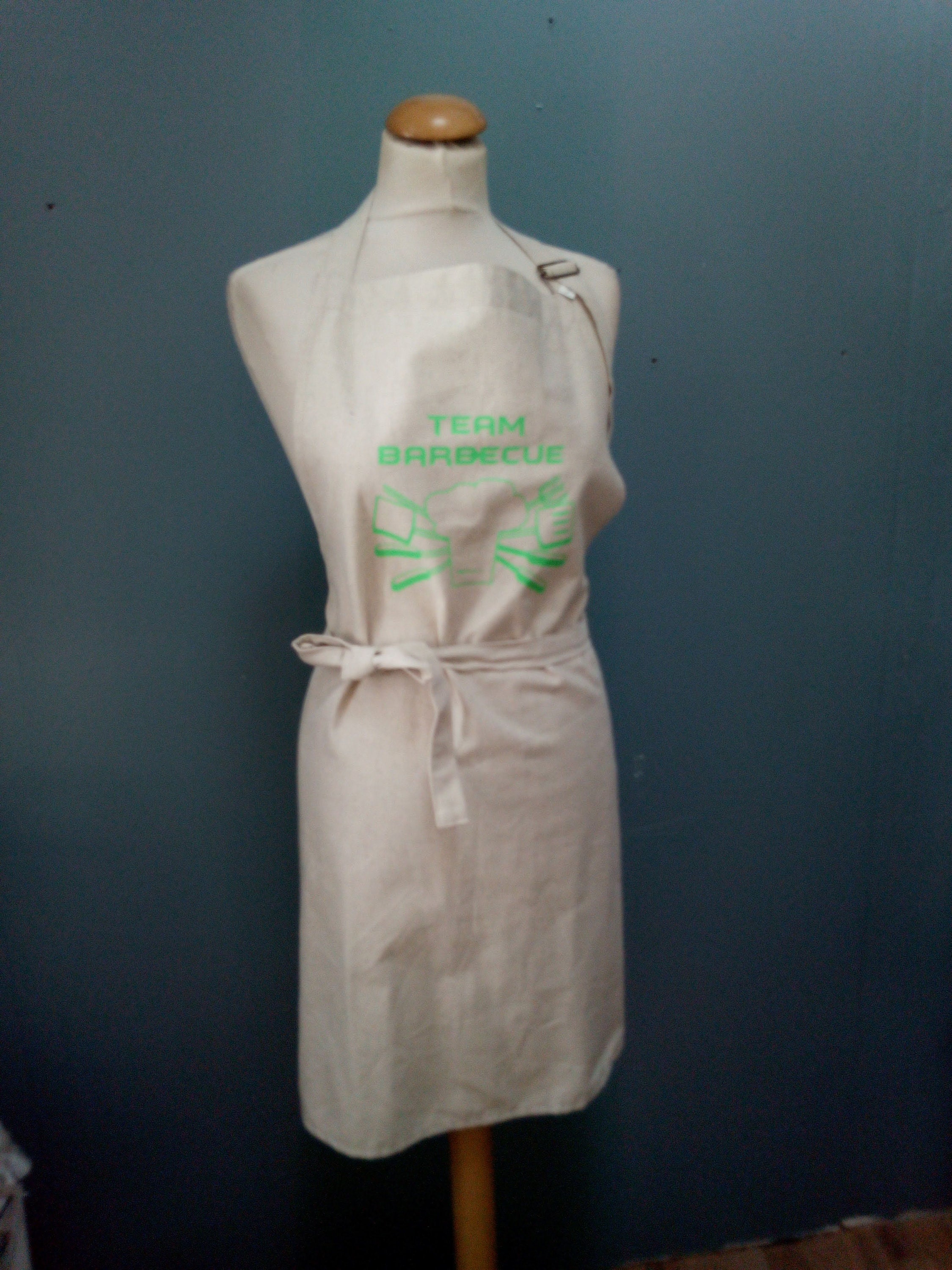 Tablier en Coton Beige