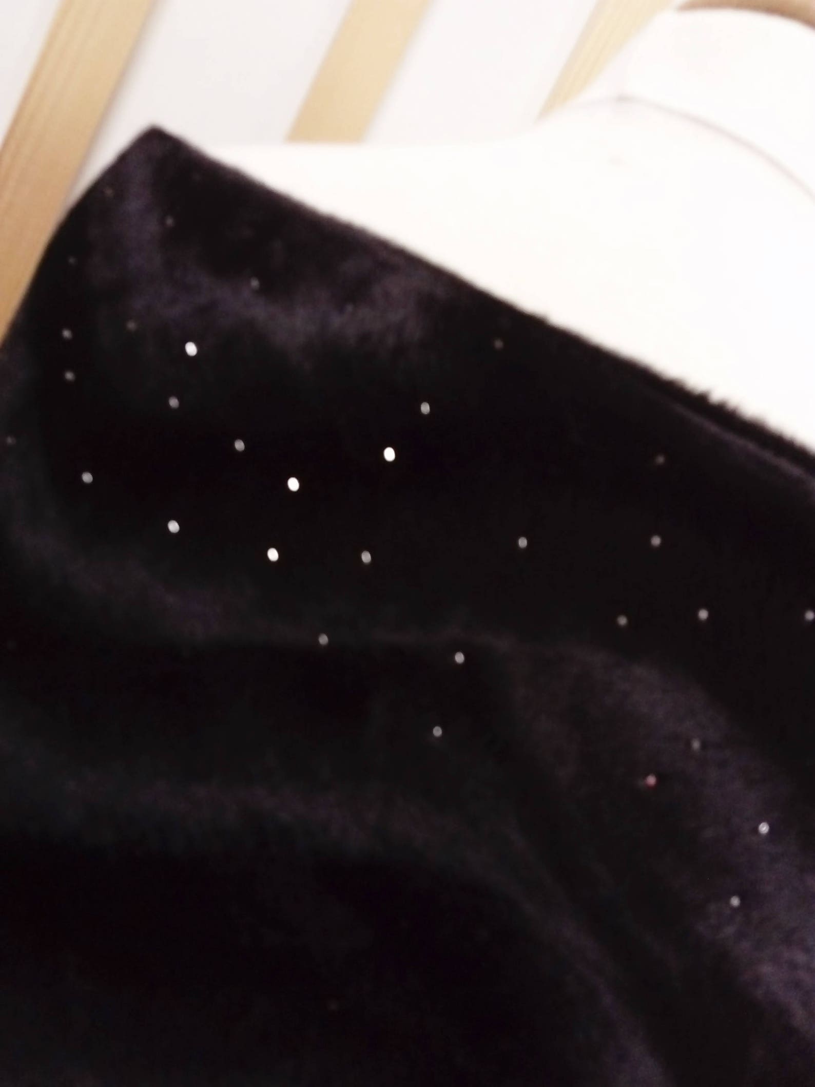 Black Fur Shoulder Cover Etsy