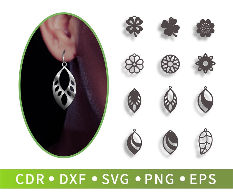 Free Free 69 Flower Leather Earrings Svg SVG PNG EPS DXF File