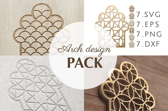 Download Get Free Svg 7 Stencil Patterns Svg Privacy Screen Arch Etsy