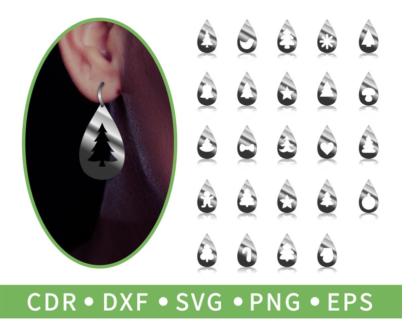 Download Get Free Svg 24 Earring Svg Christmas Earrings Christmas Etsy