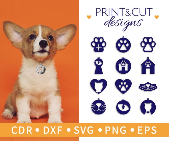 Download 12 Pet Id Tag Dog Svg Cat Earrings Svg Heart Pet Jewelry Etsy PSD Mockup Templates