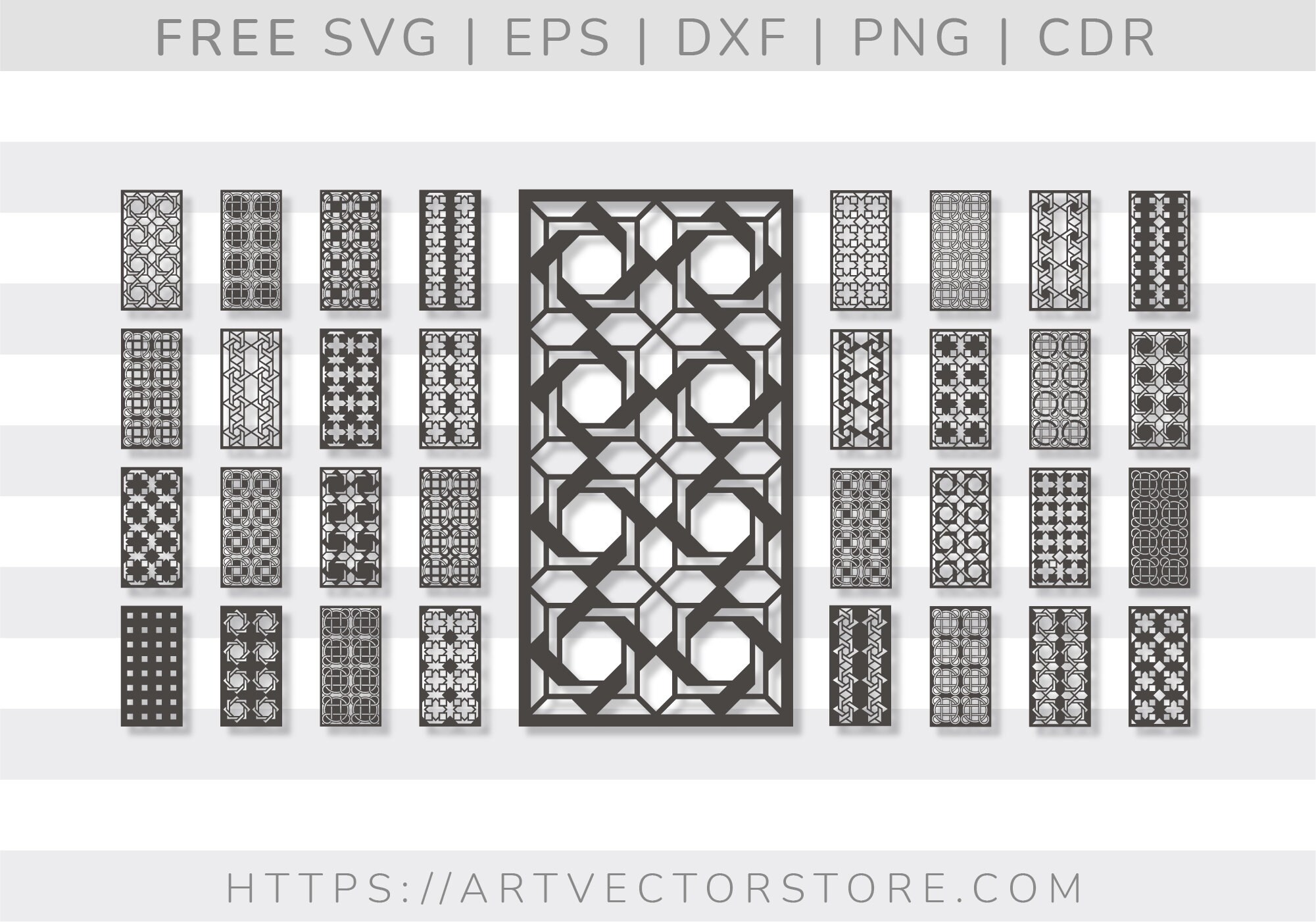 Download Get Free Svg 33 Stencil Patterns Svg Islamic Art Privacy Etsy