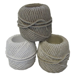 Ceramic Wool Look Tealight Holder - Choice of colours
