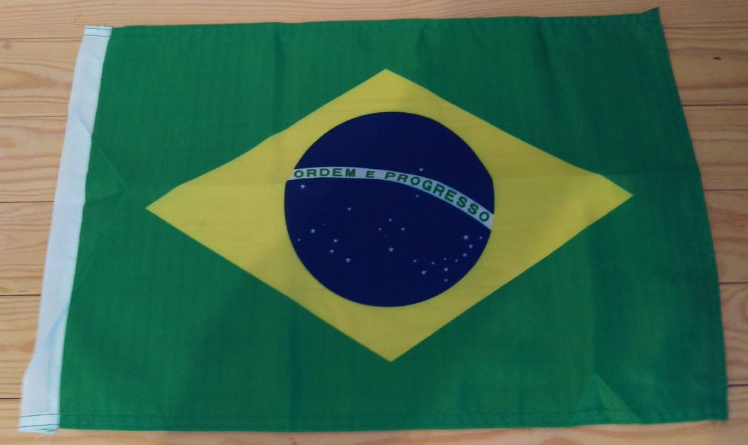 BRAZIL FLAG 45cm X 30cm 18 X 12 Brazilian - Etsy