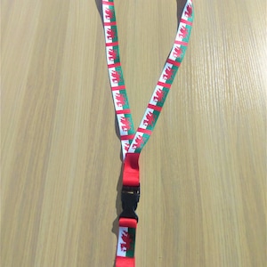 Wales-sleutelkoord met veiligheidssluiting - 80 cm x 2 cm - Welsh